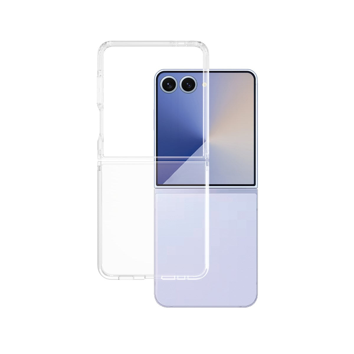 CARE by PanzerGlass® Flagship Case Urban Combat m. Klarer Rahmen Samsung Galaxy Z Flip7